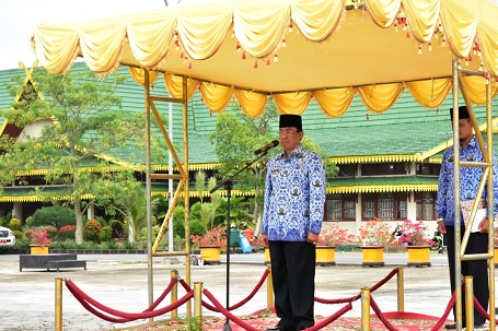 Bupati Wardan Pimpinan Upacara Hari Kesadaran Nasional