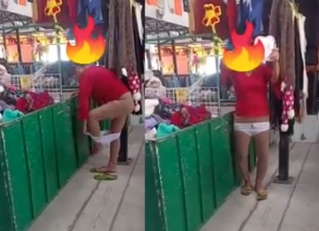 Viral Video Emak-Emak Coba Pakaian Dalam, Begini Hasilnya...
