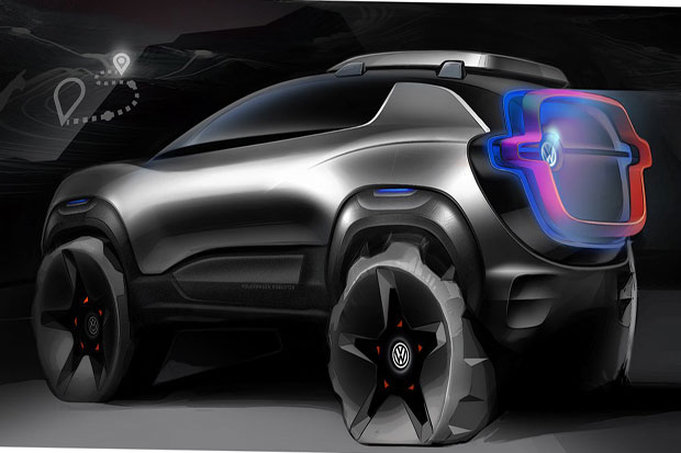 Desain Volkswagen T-Ruc EV Concept Mulai Diperlihatkan