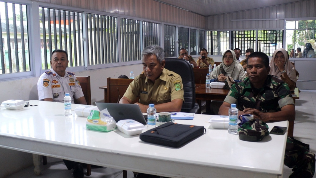 Diwakili Setda Junaidi, Pj Bupati Inhil Ikut Rakor Pengendalian Inflasi 2024