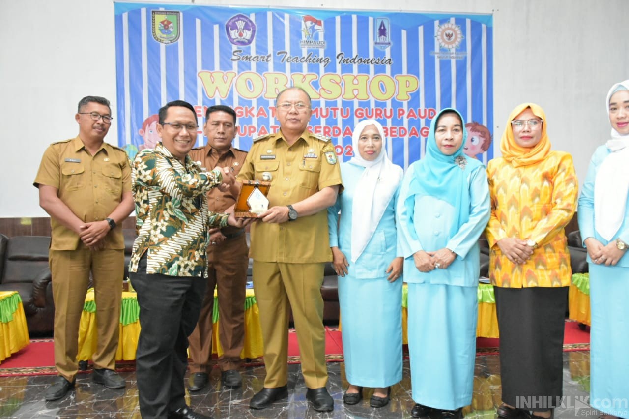 Bupati Soekirman Hadiri Workshop Peningkatan Mutu Guru PAUD se-Sergai