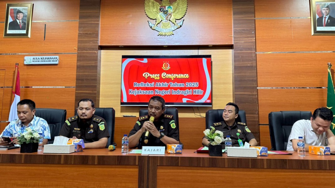 Refleksi Akhir Tahun 2025, Kejari Inhil Paparkan Capaian Kinerja Penegakan Hukum