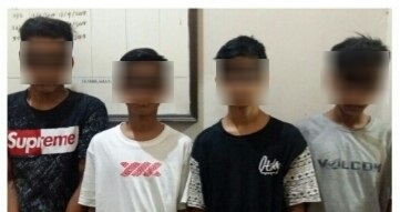 Polsek Tembilahan Hulu Ringkus Empat Orang Terduga Pelaku Pencurian