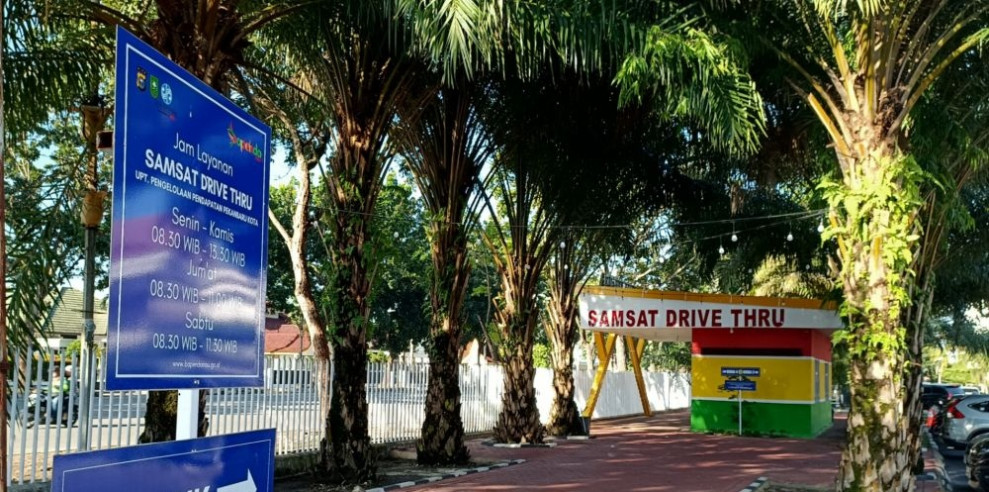 Sudah Ada Lima Layanan Samsat Drive Thru di Riau