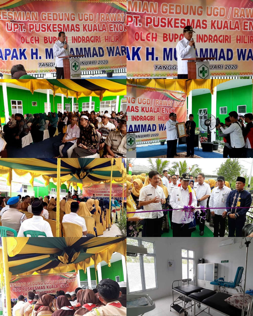 Gedung Puskesmas Kuala Enok Diresmikan Untuk Genjot Fasilitas Kesehatan