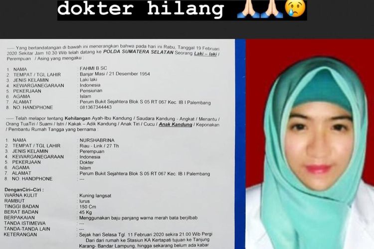 Owaaalah Dilaporkan Hilang Dokter Muda Cantik Ini Ternyata Liburan Ke Lampung