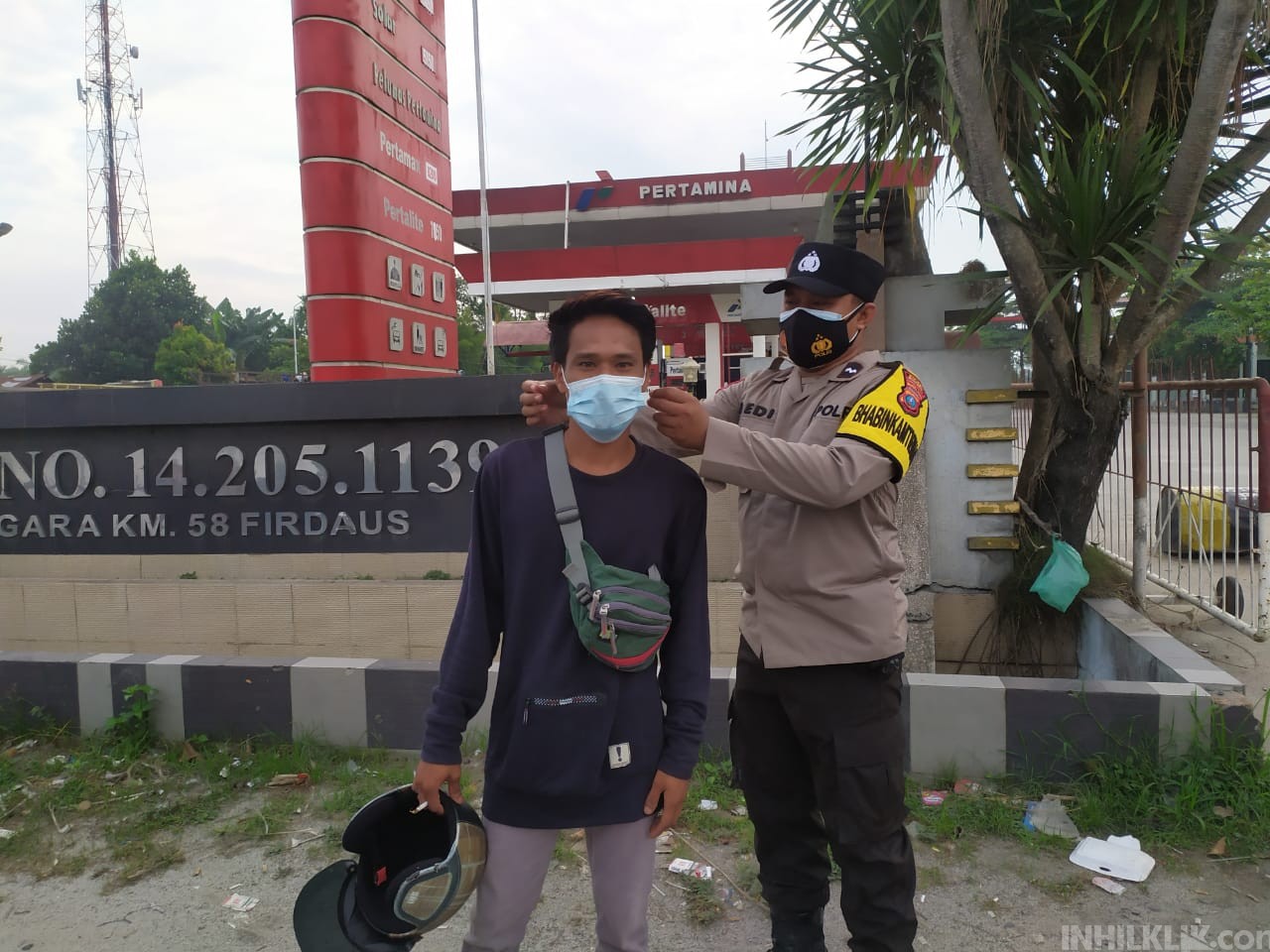 Polres Sergai Tidak Lelah Terus Imbau Prokes ke Masyarakat