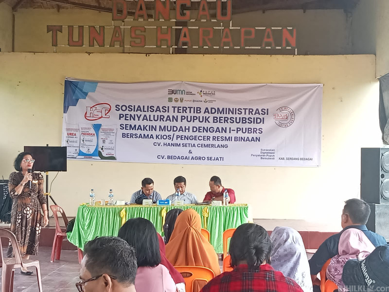 Binaan CV. Hanim Setia Cemerlang dan CV. Bedagai Agro Sejati Sosialisasi Tertib Administrasi Bagi Kios/Pengecer