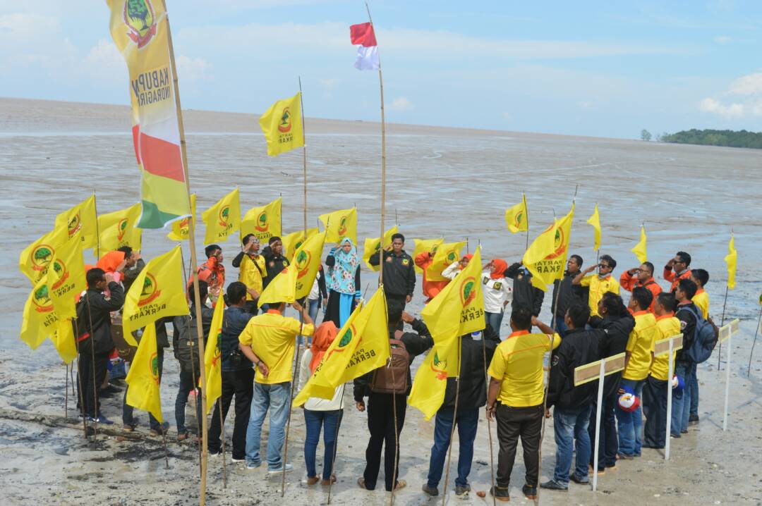 Mulai Lakukan Pengkaderan, DPD Partai Berkarya Inhil Laksanakan Pengkaderan Kilat di Pantai Solop