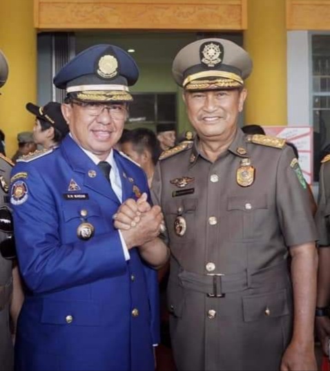 Puncak Peringatan HUT Damkar Ke-100 dan Satpol PP Ke-69, Bupati Inhil Berpesan Junjung Tinggi Pancasila