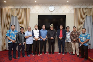 Bupati Inhil HM Wardan Terima Silaturahmi Rektor UNRI