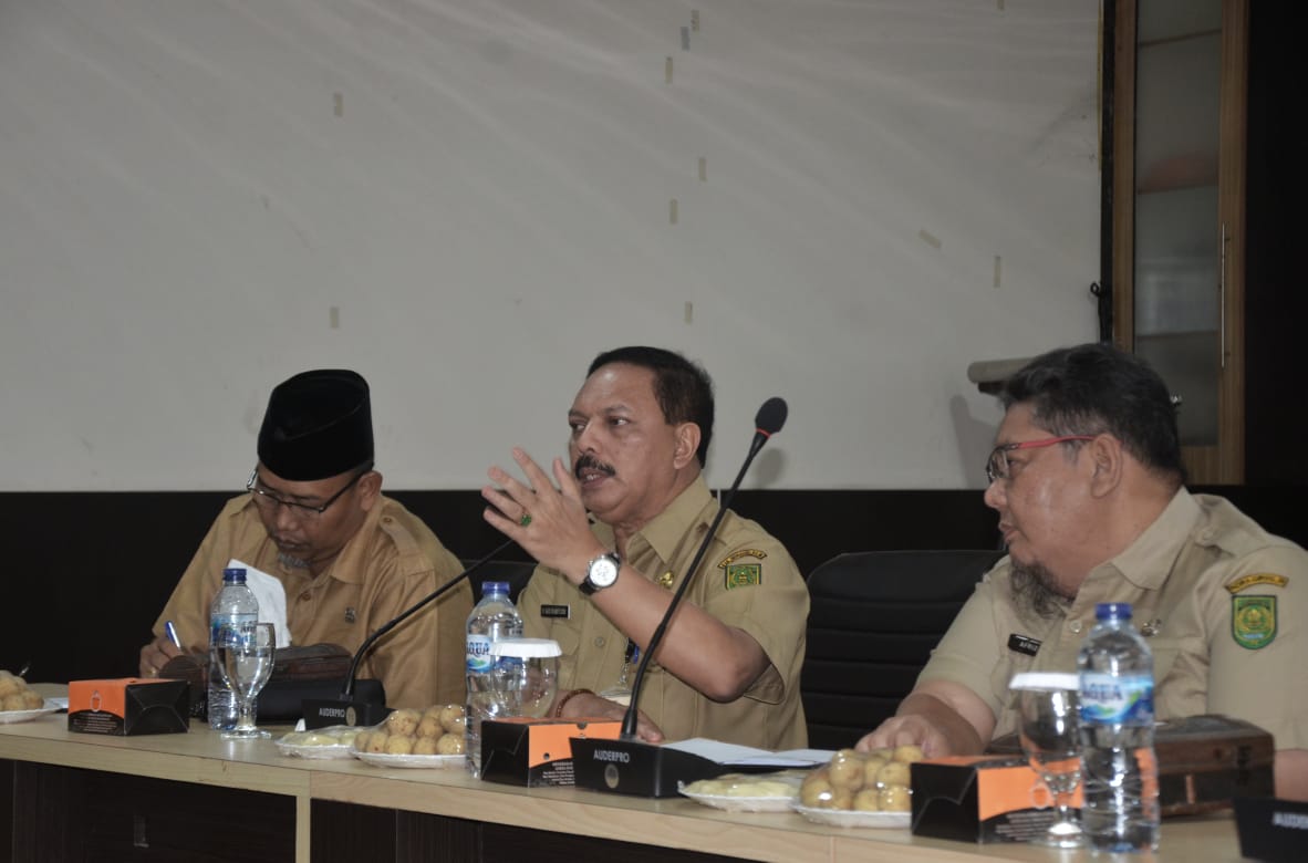 Sekda Inhil Pimpin Rakoor Perbaikan Tufoksi dan Kinerja