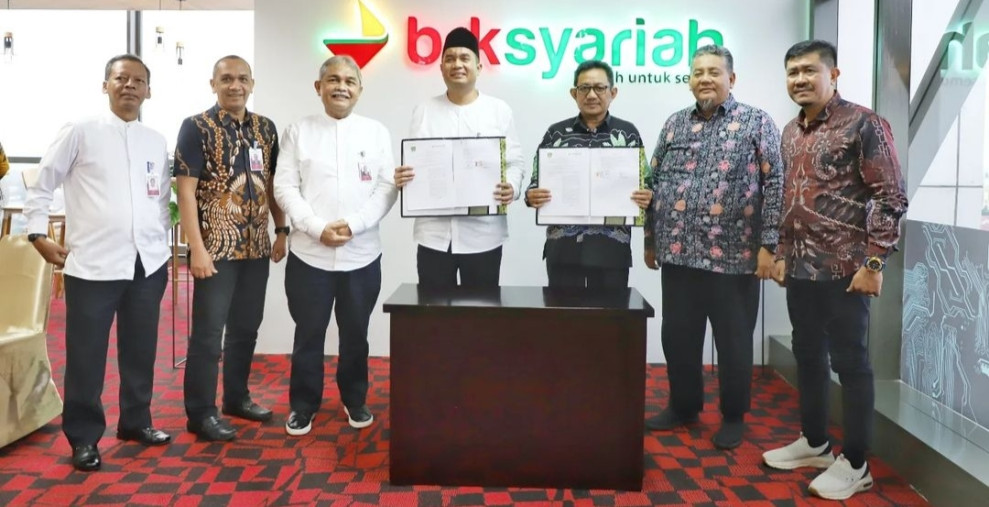 Pemkab Inhil Hadiri Rakor dengan BRKS Rangka Peningkatan Layanan Perbankan