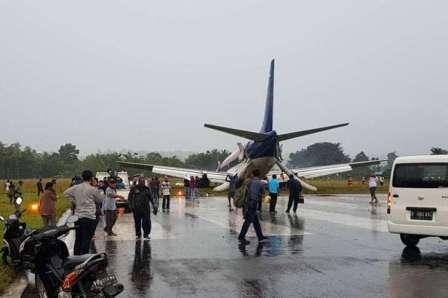 Sriwijaya Air Tergelincir di Bandara Rendani, 146 Penumpang Selamat