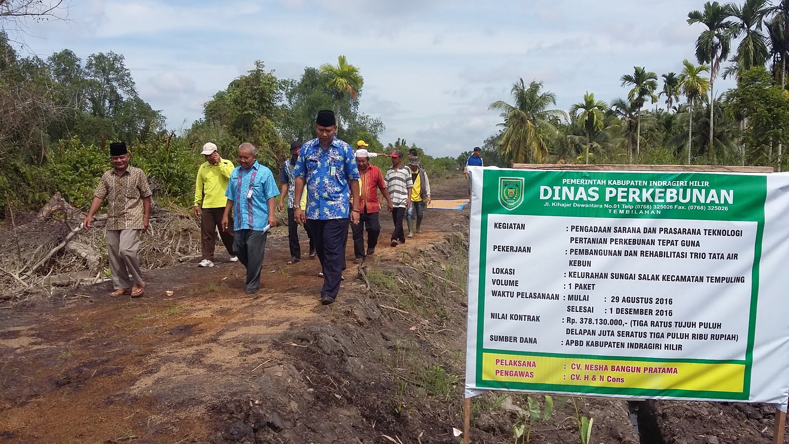 2017 ini, DPRD Inhil Rencanakan Bangun 400 Km Tanggul