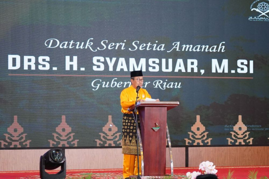 Gubernur Syamsuar Ajak Pengurus DMDI Provinsi Riau Junjung Marwah Adat Istiadat Budaya Melayu