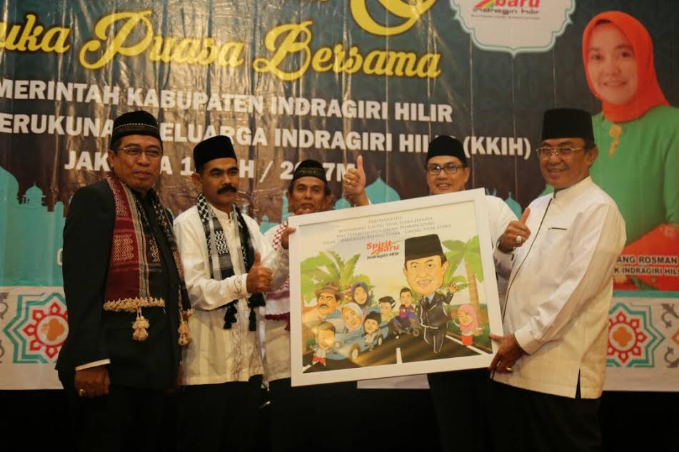 Bupati Inhil Buka Puasa Bersama KKIH Jakarta
