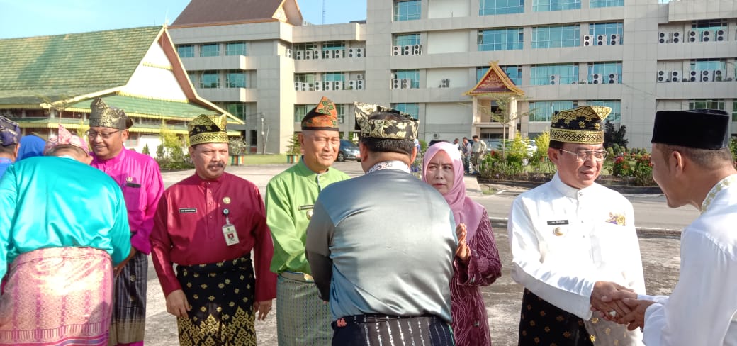 Bupati Pimpin Apel Gabungan ASN Pemkab Inhil Pasca Cuti Bersama Lebaran