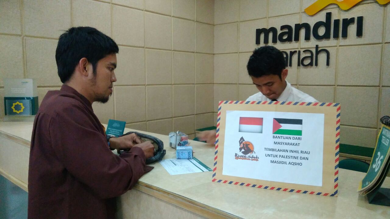Jutaan Rupiah Terkumpul, Pejuang Subuh Tembilahan Kirim Uang Untuk Palestina