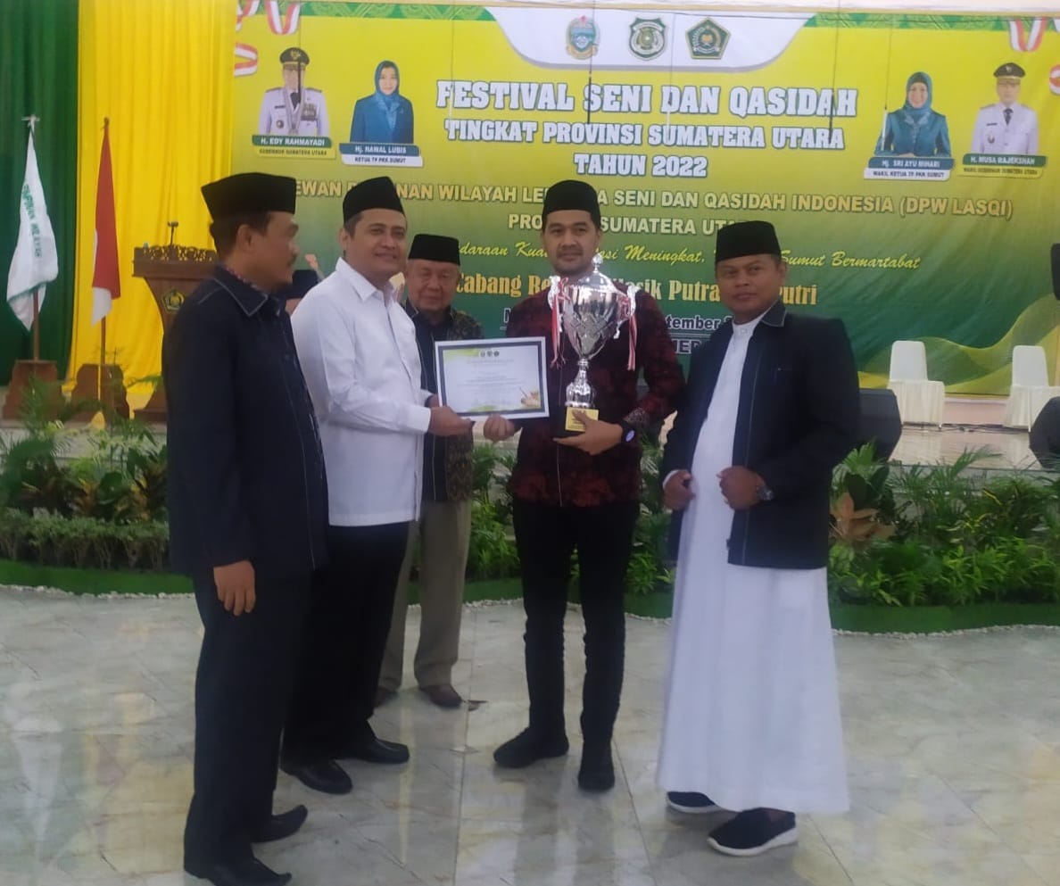 Kabupaten Sergai Kembali Raih Juara Umum FSQ Tingkat Provsu