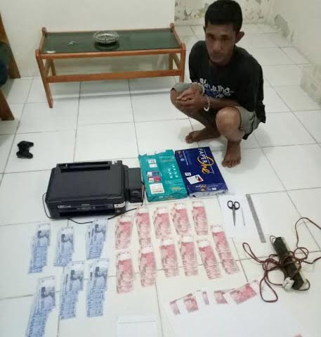 Palsukan Uang Rp23 Juta untuk Lebaran, Warga Mandau Ditangkap Polisi