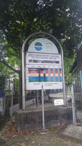 Ini Alasan Alat Pemantau Kualitas Udara di Depan Kantor Walikota Pekanbaru Tak Kunjung Diperbaiki