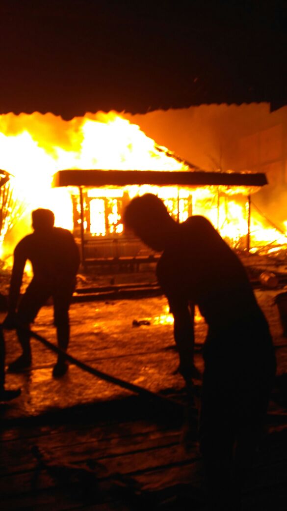 5 Unit Rumah di Inhil Ludes Terbakar
