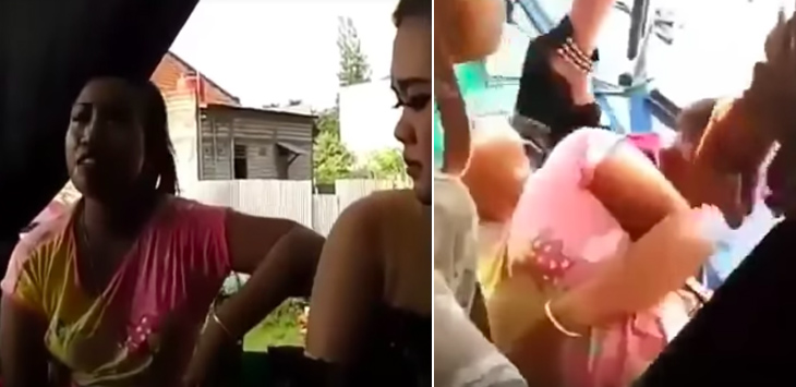 Viral! Oknum Polisi Tampar Wanita Hingga Pingsan, Anaknya Nangis. Lihat Videonya...