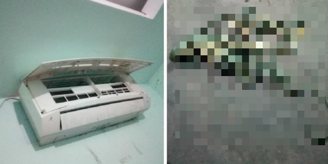 MENGERIKAN!! Bunyi Bising AC Terdengar Aneh, Saat Dicek Astaga...