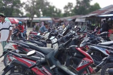 Mulai Hari Ini Tarif Parkir Pasar Tradisional Pekanbaru Rp1.000