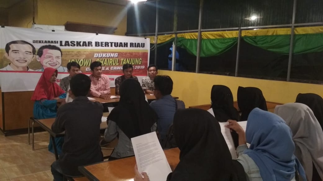 Pilpres 2019, Laskar Bertuah Riau Deklarasi Dukung Jokowi – Chairul Tanjung