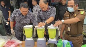 BNNP Riau Musnahkan Sabu 19,818 Kgbdan 19.694 Butir Ekstasi