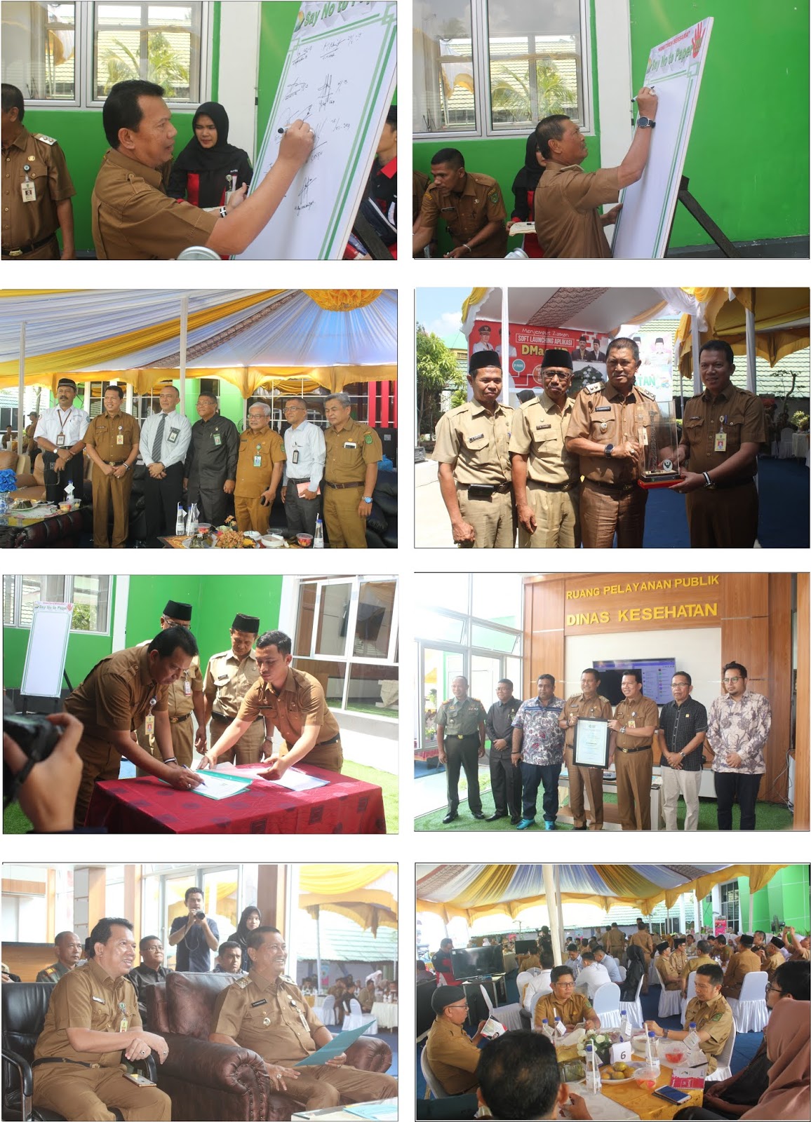 Dinkes Inhil Launching Aplikasi DMac-HD Untuk Sejumlah Puskesmas
