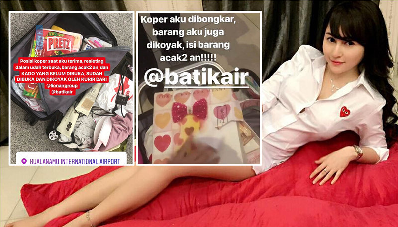 Barang Bawaan Diacak-acak Oknum Pegawai Maskapai, Selebgram Cantik Ini Mengamuk di Bandara