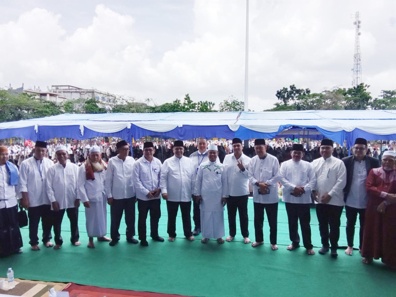 Ribuan Jamaah Tumpah Ruah Hadiri Tabligh Akbar Bersama Muhammad Nasir dan Ustad Das’at Latif