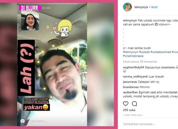 Begini Klarifikasi Ustaz Solmed Terkait Video Call dengan Wanita Cantik