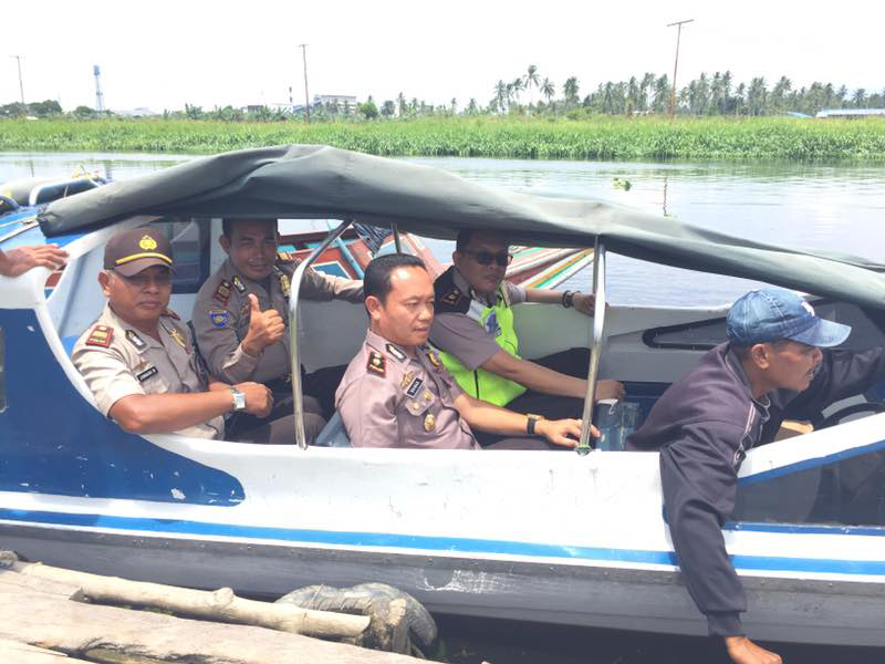 Wakapolres Inhil Berikan Motivasi Kepada Anggota Saat Kunker ke Polsek Perairan