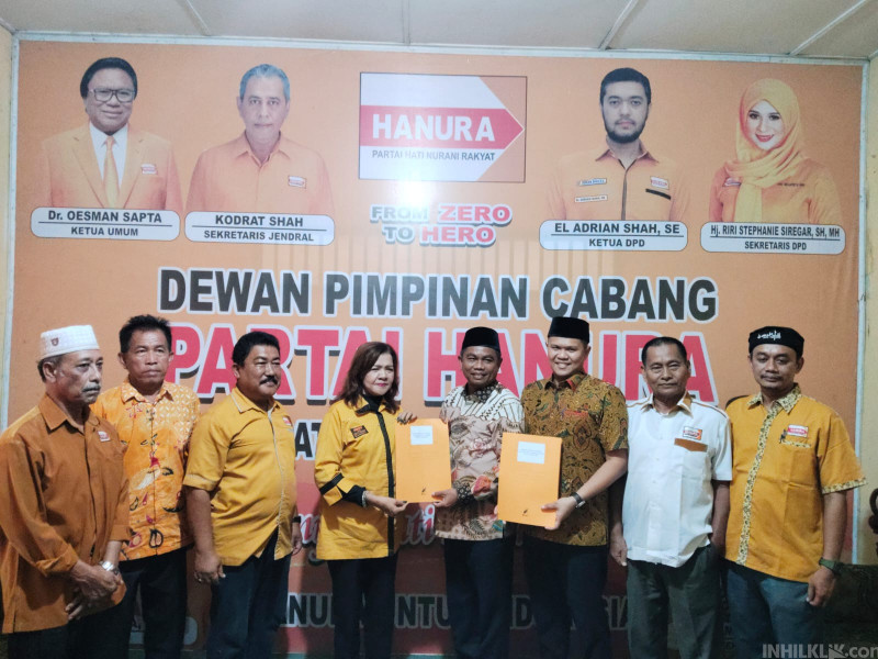 Darma Wijaya - Adlin Tambunan Daftar ke Partai Hanura, Defriaty Tamba: Dari Dulu Kita Berkoalisi
