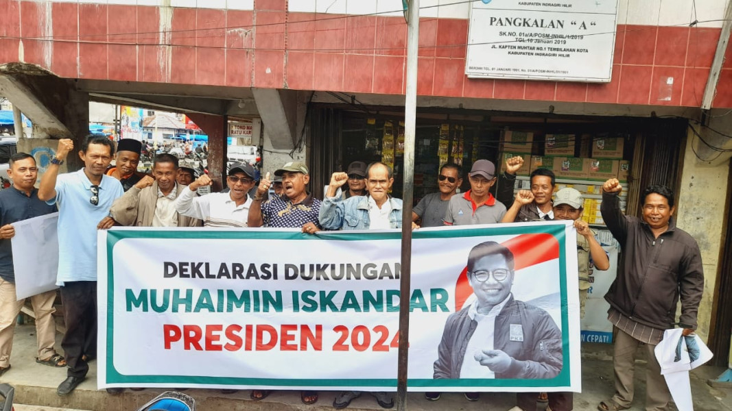 Persatuan Ojek Inhil Deklarasi Gus Muhaimin Presiden 2024