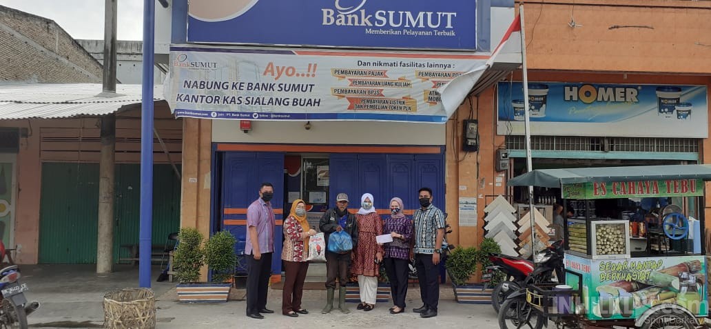 Bank Sumut Kantor Kas Sialangbuah Berbagi di Bulan Ramadhan