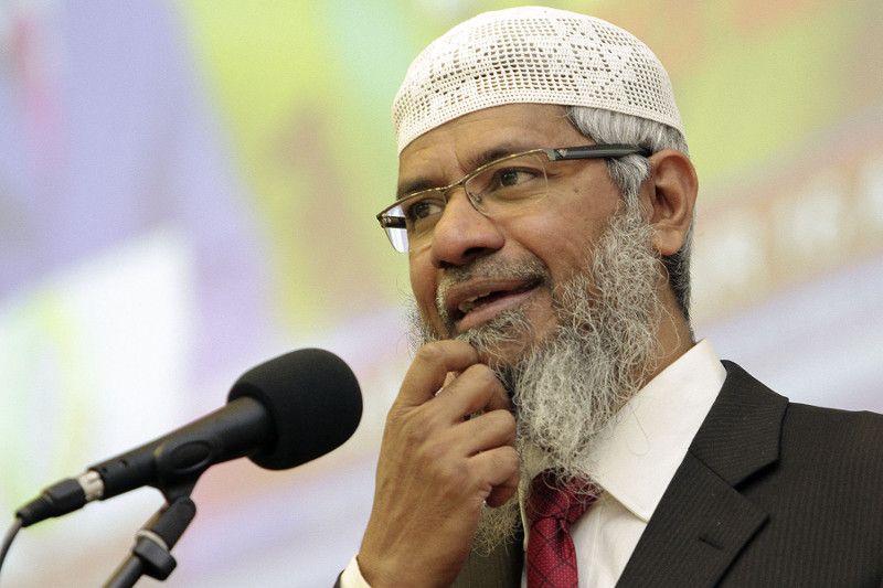 Menteri Malaysia Tolak Zakir Naik Tinggal di Malaysia