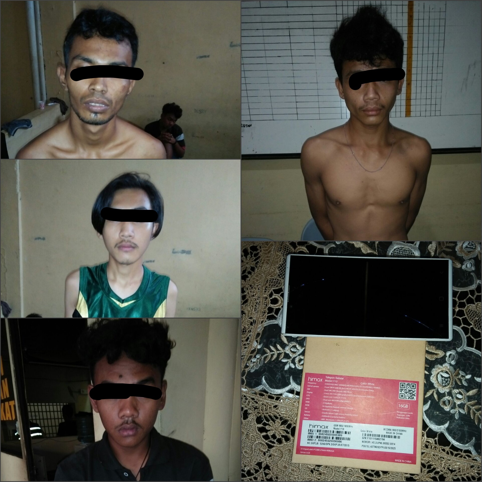 Polsek Siak Ciduk 4 Pemuda, Ini yang Mereka Lakukan