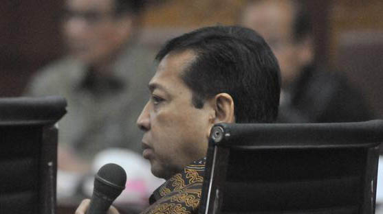 Di Meja Persidangan, Setya Novanto Mengaku Toidak Menerima Suap