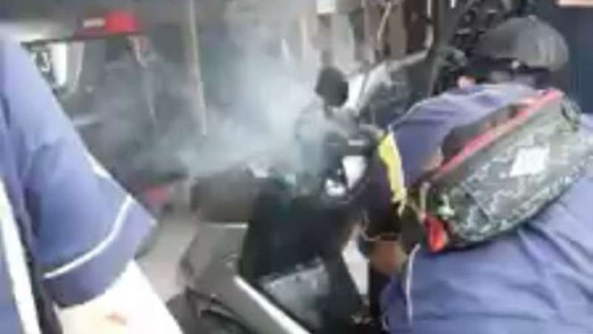 Video Viral: Yamaha NMAX Nyaris Terbakar