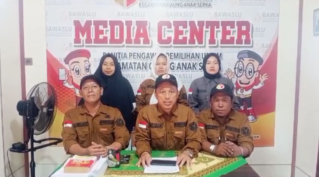 Panwascam Gaung Anak Serka Siap Jaga Pemilu Damai 2024