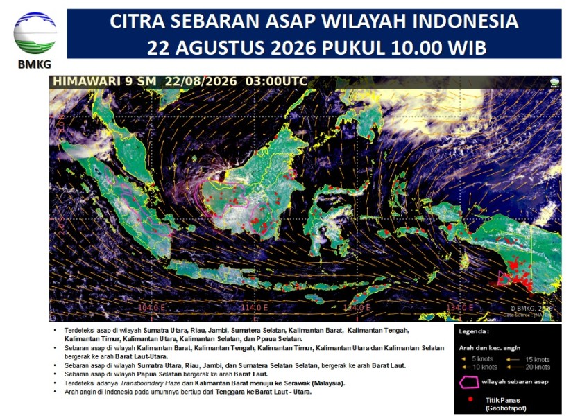 Asap di Kampar Dipastikan Merupakan Kiriman dari Wilayah Jambi