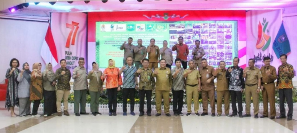 Pemkab Inhil Hadiri Dialog dan Kunker Wakil Menteri LHK RI