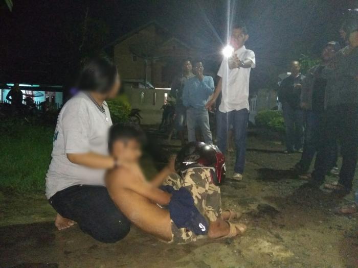 Sepasang Kekasih di Tembilahan Kompak Maling Helm Untuk Modal Pacaran