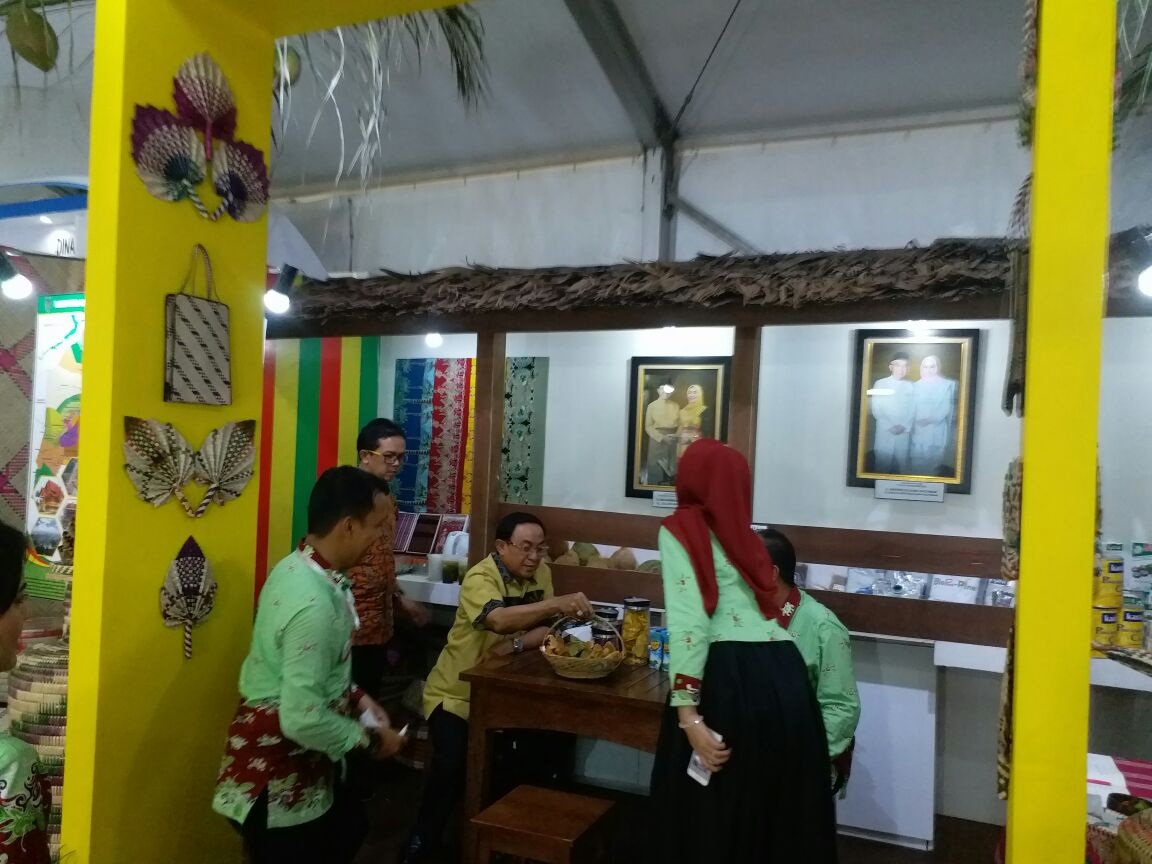 Nusantara Expo 2017, Bupati Inhil Kagumi Keberagaman Budaya Melalui Buah Tangan Masyarakat se - Nusantara