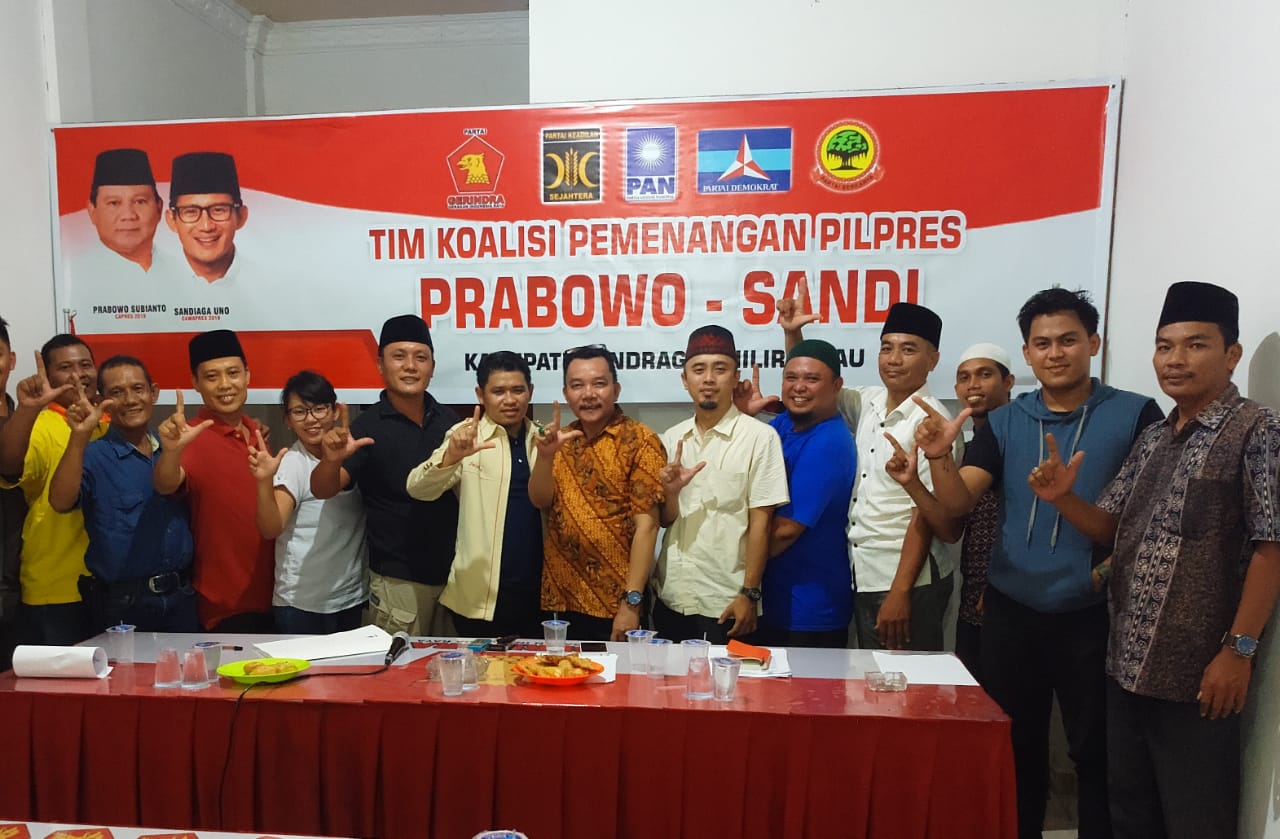 Prabowo-Sandi Salaudin Uno Dijadwalkan akan Kampanye di Inhil